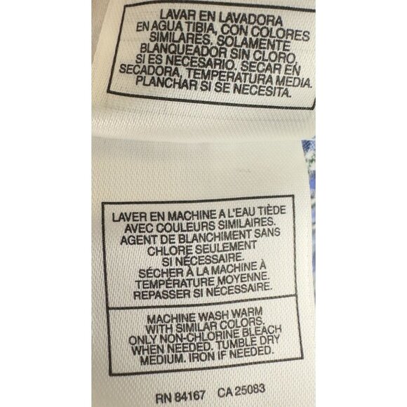 Vintage Disney Store Shirt Mens XXL Blue Plaid Tigger 68 Embroidered Pocket - Picture 11 of 11